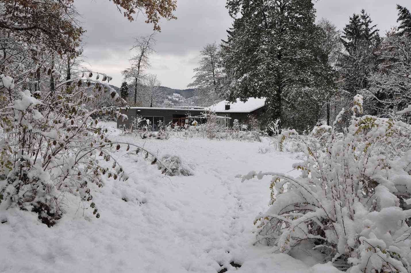 Erlebnispfad im Schnee