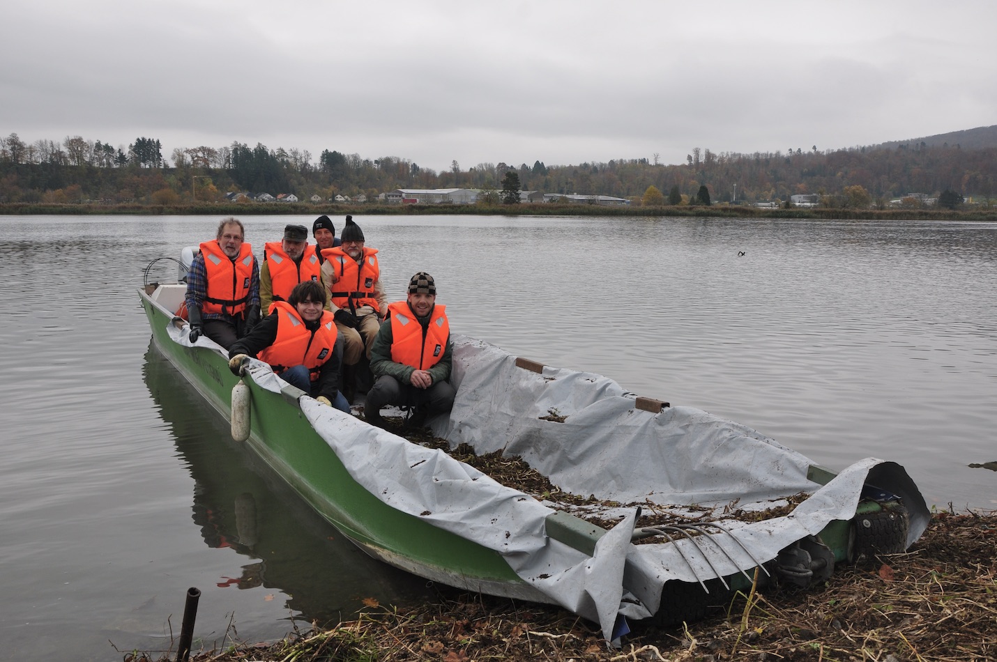 Einsatz Kiesinsel