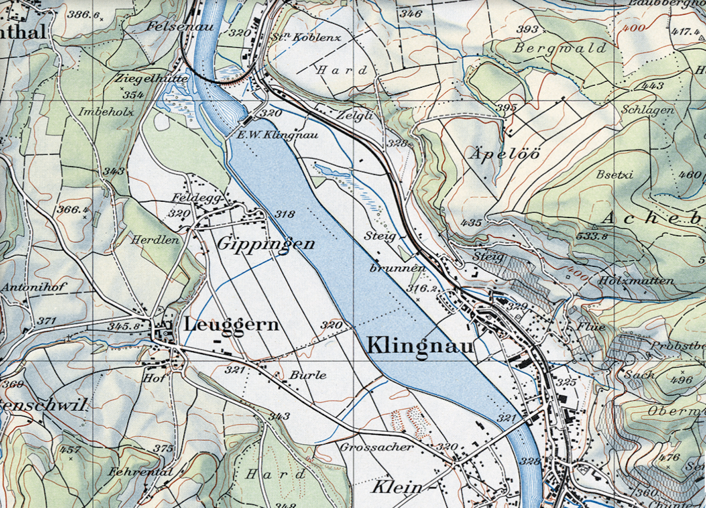 Karte von 1966