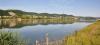 Stausee mit Freileitung
